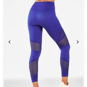 Fabletics Seamless Mosaic Leggings Blue M